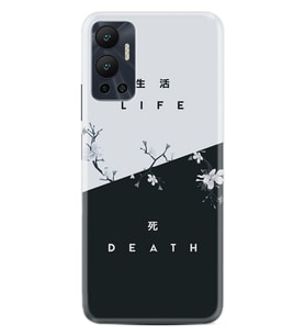 Infınix Hot 12 Kılıf Resimli Desenli Baskılı Silikon Life and Death 1339