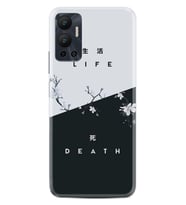 Infınix Hot 12 Kılıf Resimli Desenli Baskılı Silikon Life and Death 1339
