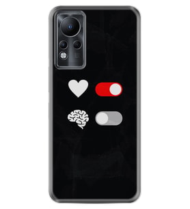 INFINIX Note 11 Pro Note 10 Hot 9 Play Kılıf Desemli Silikon Love Brain 1722