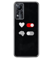 INFINIX Note 11 Pro Note 10 Hot 9 Play Kılıf Desemli Silikon Love Brain 1722