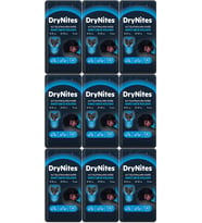 Drynites Emici Gece Külodu/Külot Bez Erkek 8-13 Yaş 30-48KG Large 81 Adet 9PK*9 AltIslatmalara Karşı
