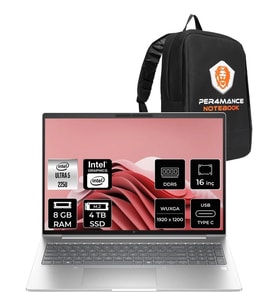 HP Elitebook 6 G1I Core Ultra 5 225U 8GB RAM 4TB SSD 16" FHD+ FreeDOS CV0G5ETPN305 Notebook + Per4 Çanta