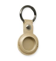 Airtag Anahtarlık Deri Kılıf - Gold