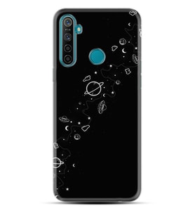 Realme 5i 5 Pro 6i 7 Pro 8 Kılıf Desemli Silikon Planet 1620