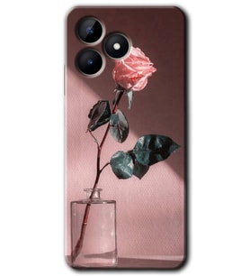 Realme C53 Kılıf HD Desen Baskılı Kılıf - Retro Gül