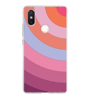 Xiaomi Mi 8 Se Uyumlu Kapak  Renk Cümbüşü Tasarımlı Şeffaf Silikon Kılıf