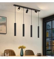 MYLİGHTS  PANASONIC AMPULLÜ  SIRALI MASA ÜSTÜ YEDİLİ  SARKIT AVİZE  GU10  LED ampul. Gün isigi dahildir