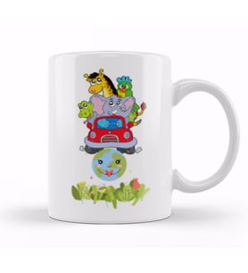 Earth Day 2021 Earth Day Kupa Bardak Porselen