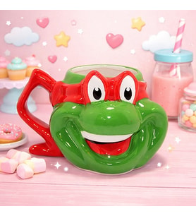 500 ml 3D Kaplumbağa Tasarımlı Seramik Kupa Bardak Kawaii Tasarım Dekoratif Kahve ve Çay Kupası