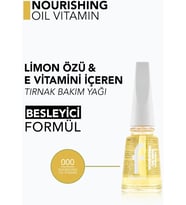 Lexroo Nourishing Oil Vitamin Limon Özü & E Vitamini İçeren Tırnak Bakım Yağı