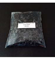 SÜSLEME PULU ORTASI DELİK GLİTTER TAKI VE TEKSTİL DİKİLEBİLİR SÜSLEME PULU 3 MM SİYAH 100 GR