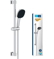Grohe Vitalio Comfort 110 Sürgülü Duş Seti, 110Mm Kare 2 Akışlı El Duşu, 600Mm Sürgülü Ray, 1750Mm D (Çok Renkli)