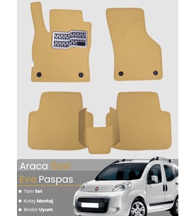 Fiat Fiorino (2013-2025) Uyumlu EVA Paspas Tam Set – Birebir Uyum, Araca Özel Tasarım,Kolay Montaj