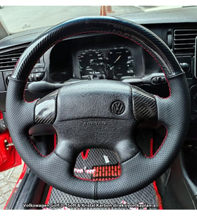Skoda Felicia 1995–2001 Uyumlu Dikmeli Direksiyon Kılıfı KRİSTAL NOKTA KIRMIZI İP