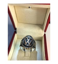 Erkek Gümüş Yüzük - Volkswagen Amblemli Logolu •Işıklı Kutuda • Sevgiliye • Eşe • Babaya Yüzük