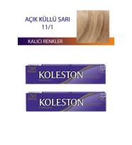 2 Adet Single Tüp Boya Saç Boyası Açık Küllü Sarı 11/1