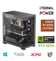 ETERNAL POWER RYZEN 7 5700X 32G DDR4 1TB M.2 RTX5070 A520 T750W