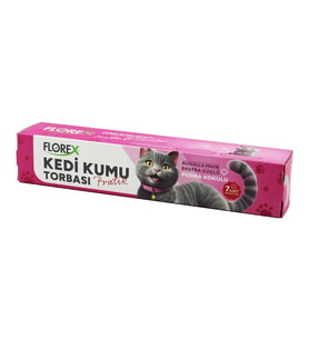 140 ADET KEDİ - EVCİL HAYVAN KUMU TORBASI PRATİK PUDRA KOKULU BÜZGÜLÜ - EXTRA GÜÇLÜ 82X50CM (5343)