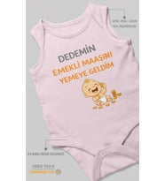 Dedemden Sıfır Kollu Bebek Zıbını %100 Pamuk