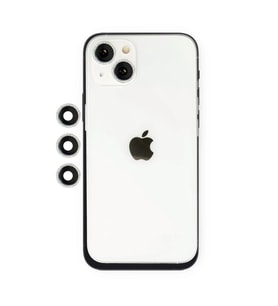 Northcity iPhone 14 Shine Kamera Lens Kılıfı Gümüş - Optik Kalite ve Şık Tasarım