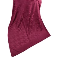 Mim Eşarp Emproyal Silver Jakar Şal 75x190 cm (Bordo)