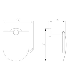 FC-40103 Krom Tuvalet Kağıtlığı