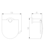 FC-40103 Krom Tuvalet Kağıtlığı