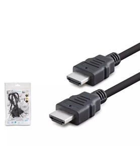 Hadron HDX2006 5 Metre HDMI Kablo v1.4 Full HD 1080p - Kalın PVC Kaplama (Siyah)