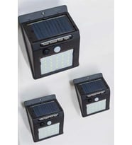 Güneş Enerjili Bahçe Lambası Solar Gece Aydınlatma Sensörlü Lamba