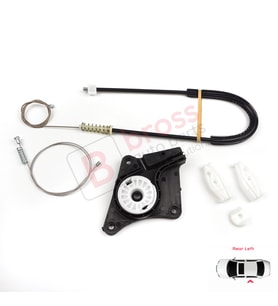 VW New Beetle Cabriolet Convertible 2003-2010 1Y0898291 İçin Elektrikli Arka Sol Cam Kriko Seti