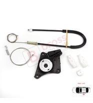 VW New Beetle Cabriolet Convertible 2003-2010 1Y0898291 İçin Elektrikli Arka Sol Cam Kriko Seti