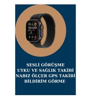Mey İthalat® Akıllı Saat Nabız Ölçer Uyku Takibi Adımsayar Alarm ve Hatırlatıcı Çağrı Cevaplama