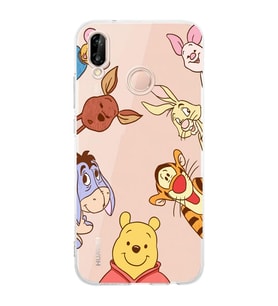 Huawei P20 Lite Uyumlu Baskılı Yumuşak Silikon Şeffaf Telefon Kılıfı