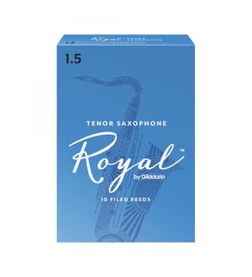 D'Addario RKB1015 Royal Tenor Saksafon Kamışı No: 1.5 (Başlangıç/Eğitim) - 10'lu Paket  Öğrenci Dostu Yapı, Kolay Ses Üretimi ve Net Tonlar