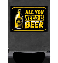 All You Need Is Ahşap Poster (27x18)