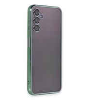Newface Samsung Galaxy A14 4G Kılıf Razer Lensli Silikon - Yeşil