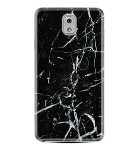 Samsung Note 3 4 5 8 9 20 Ultra 10 Lite Kılıf Desenli Silikon Black Marble 3 1382