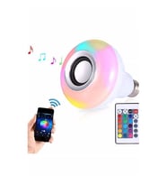 Bluetooth Music Akıllı Hoparlör Uzaktan Kumandalı Led Işıklı