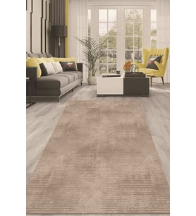 Dijital Kaymaz Taban Yıkanabilir Modern Renkli Salon Halısı Mutfak Halısı Yolluk ND-HT-9 (Kahverengi)