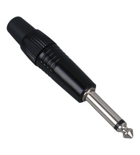 Ayt Gitar Jack Canon Tipi Mono Nikel 6.3mm Mikrofon Ses Kablosu Soketi Girişi