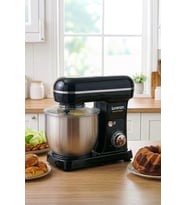 Lorenzo MasterPlus Hamur Yoğurma Mutfak Şefi Stand Mixer 6 lt 1500 W Çiğköfte,Krema Siyah