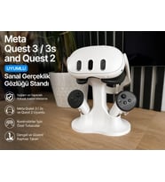 Meta Quest 3 / 3s and Quest 2 için VR Kulaklık ve Kontrolcü Standı