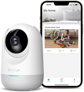 Lexroo C211 2K Pro WiFi 360° Akıllı Güvenlik Kamerası İç Mekan IP Kamera Bebek Monitörü Evcil