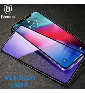 Baseus İphone 11 Pro 0.3mm Rigid Edge Anti Blue Light Kırılmaz Cam Koruyucu-(5775 - HUOBPS1304-8