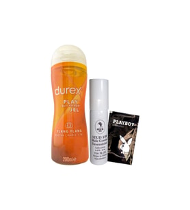 Durex Play 2si 1 Arada Ylang Ylang Baştan Çıkartmaya & Kayganlaştırmaya Jel 200 ml + Stud100 GeciktirmeyeSprey + Hediye