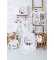 Pia Baby Premium %100 Pamuk Yenidoğan Bebek Hediyesi Kız 11 Parça Hastane Seti 5069-00 (Ekru)