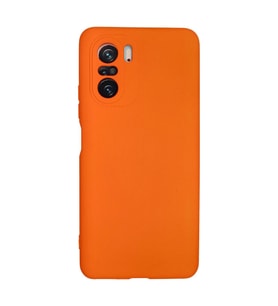 Xiaomi Poco F3 Kılıf Nano İçi Kadife Silikon - Turuncu