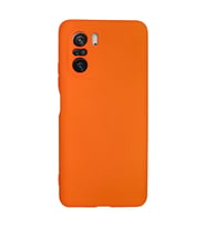 Xiaomi Poco F3 Kılıf Nano İçi Kadife Silikon - Turuncu