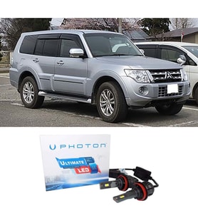 Mitsubishi Pajero Led Xenon Uzun + Kısa Far Ampulü H4 Ultimate Yeni Seri Beyaz