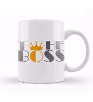 The Boss Crown Kupa Bardak Porselen